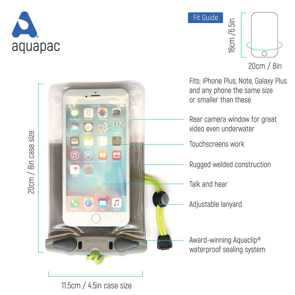 Aquapac Waterproof Phone Pouch, Med | Travel Accessories