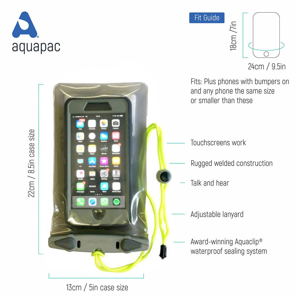 Aquapac Waterproof Phone Pouch, Plus | Travel Accessories
